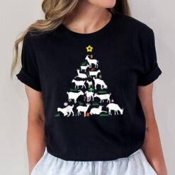 Goat Christmas Tree Apparel - Goat Christmas T-Shirt