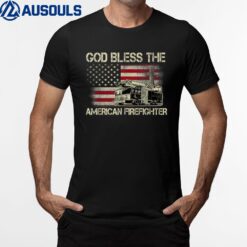 God Bless American Firefighter T-Shirt