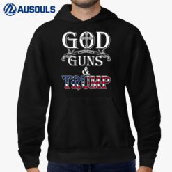 God Guns And Trump  2nd Amendment  Trump 45 Hoodie