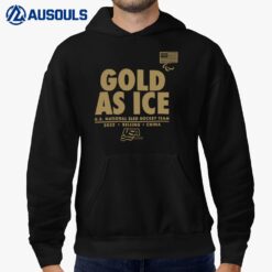 Gold As Ice U.S. National Sled Hockey Team Hoodie