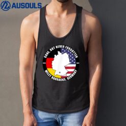 Gone But Never Forgotten Wiley Barracks Germany Veteran Tank Top