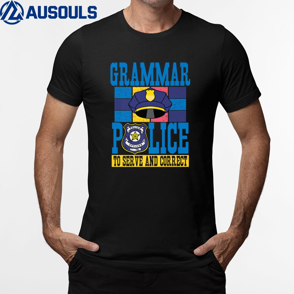 Grammar Police Kids, Law Enforcement Cop Funny Ver 1 T-Shirt Hoodie Sweatshirt For Men Women