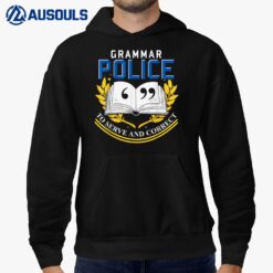 Grammatical Correct Funny Grammar Police Hoodie