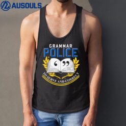 Grammatical Correct Funny Grammar Police Tank Top