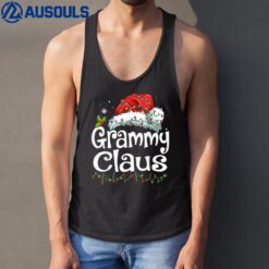 Grammy Claus Christmas Family Group Matching PJs Xmas Light  Ver 2 Tank Top