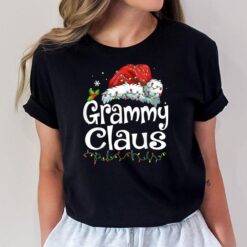 Grammy Claus Christmas Family Group Matching PJs Xmas Light  Ver 2 T-Shirt