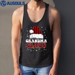 Grandma Claus Funny Santa Claus Matching Family Pajamas Tank Top