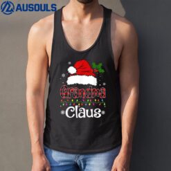 Grandma Claus Shirt Christmas Pajama Family Matching Xmas Tank Top