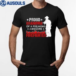 Grandma Fireman Grandmother Firefighter Fire Department Ver 2 T-Shirt