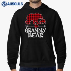 Red Buffalo Plaid Grandma Bear Pajama T-Shirt