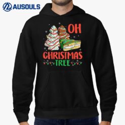 Groovy Oh Christmas Tree Cakes Debbie Becky Jen Cake Lovers Hoodie