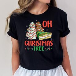 Groovy Oh Christmas Tree Cakes Debbie Becky Jen Cake Lovers T-Shirt