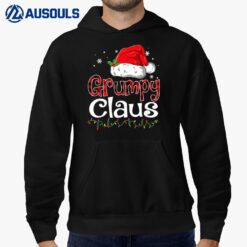 Grumpy Claus Santa Funny Christmas Pajama Matching Family Hoodie