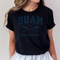 Guam Vintage Nautical Paddles Sports Oars T-Shirt