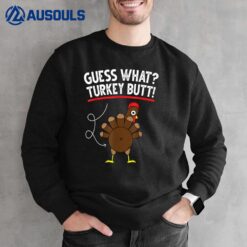 Guess Turkey Pilgrim Funny Thanksgiving Girls Women Boys Sweatshirt