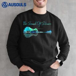 Guitar Artwork The Sound Of Silence - Nature Guitar Mixed Sweatshirt