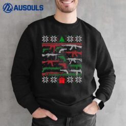 Gun Lovers Ugly Christmas 2nd Amendment Gun Enthusiast Xmas Sweatshirt