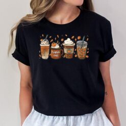 Halloween Coffee Pumpkin Latte Spice Coffee Love Fall Season T-Shirt