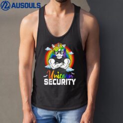 Halloween Costume Unicorn Security Matching Family Men Women Tank Top