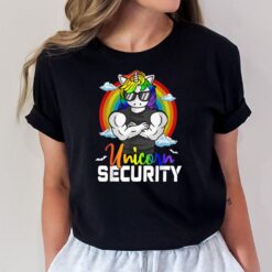 Halloween Costume Unicorn Security Matching Family Men Women T-Shirt
