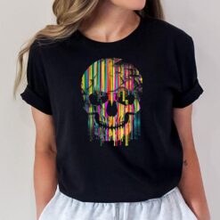 Halloween Costumes Colorful Melting Skull for Men Boys kids T-Shirt