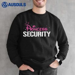 Halloween Dad Mom Daughter Adult Costume Princess Security Sweatshirt