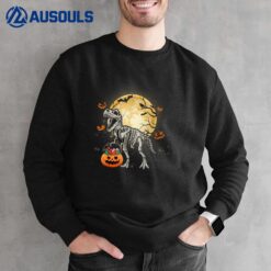 Halloween Dinosaur T Rex Skeleton Scary Sweatshirt