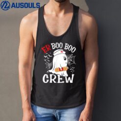 Halloween ER Costume ER Boo Boo Crew Nurse Ghost Nursing Tank Top