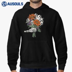 Halloween Skeleton Flower For You Fouquet Hoodie