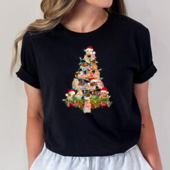 Hamster Christmas Tree Led Funny Hamster Snow Chirtsmas T-Shirt