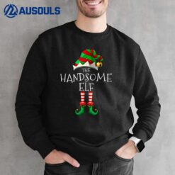 Handsome Elf Matching Family Group Christmas Party Pajama Sweatshirt