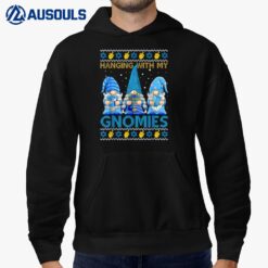 Hanging With Gnomies Gnome Happy Hanukkah Ugly Sweater Hoodie