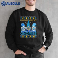 Hanging With Gnomies Gnome Happy Hanukkah Ugly Sweater Sweatshirt