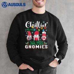 Hanging With My Dialysis Gnomies Xmas Light Nurse Christmas Sweatshirt