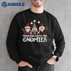 Hanging With My Gnomies Family Christmas Gnome Women Kids Sweatshirt