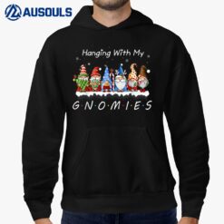 Hanging With My Gnomies Funny Gnome Christmas Pamajas Family Hoodie