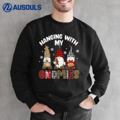 Hanging With My Gnomies Gnomes Christmas Family Pajamas Sweatshirt