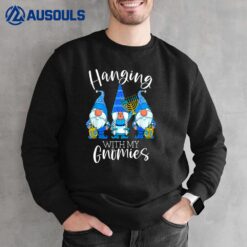 Hanging With My Gnomies Hanukkah Jewish Gnomes Chanukah Sweatshirt