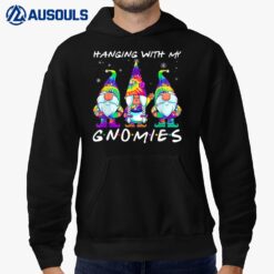 Hanging With My Gnomies Hippie Gnomes Friend Christmas Party Hoodie