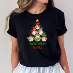 Hanging With My Gnomies Nordic Santa Gnome Christmas Pajama T-Shirt
