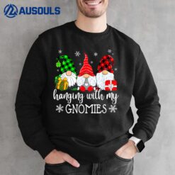 Hanging With My Gnomies Santa Christmas Pajamas Women Men Sweatshirt