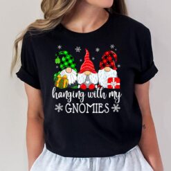 Hanging With My Gnomies Santa Christmas Pajamas Women Men T-Shirt