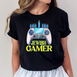 Hanukkah Jewish Gamer Video Game Christmas Xmas Boys T-Shirt