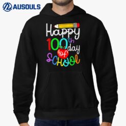 Happy 100th Day of School Gift for Adults Or Kids Hoodie