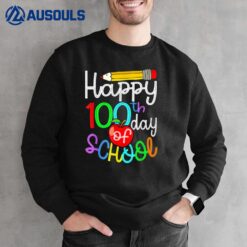 Happy 100th Day of School Gift for Adults Or Kids Sweatshirt