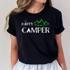 Happy Camper Camping Funny Gift Men Women Kids T-Shirt