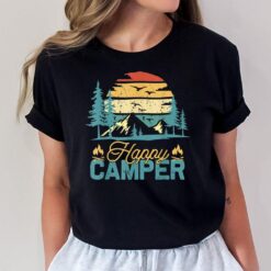 Happy Camper Retro Vintage Funny Matching Camping Crew T-Shirt