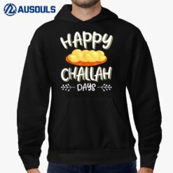 Happy Challah Days Hanukkah Chanukah Funny Jewish Bread Hoodie