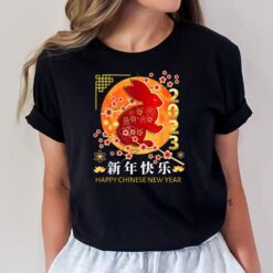 Happy Chinese New Year 2023 Of Red Rabbit Zodiac Family T-Shirt