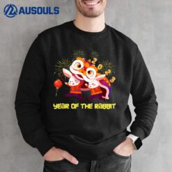 Happy Chinese New Year 2023 Year Of The Rabbit Lion Dance Sweatshirt